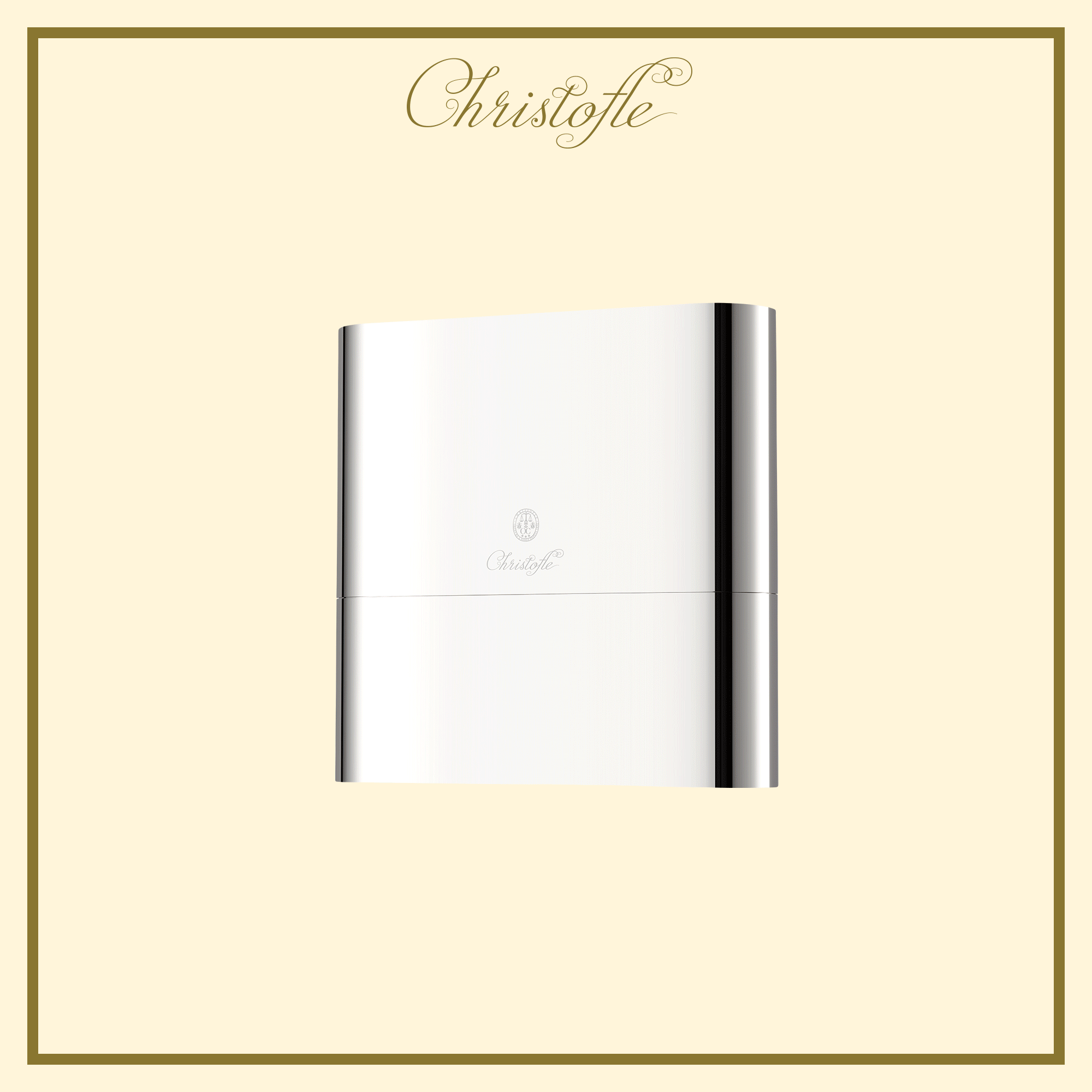 christofle stainless steel case - 24-piece stainless steel (sold empty) 2