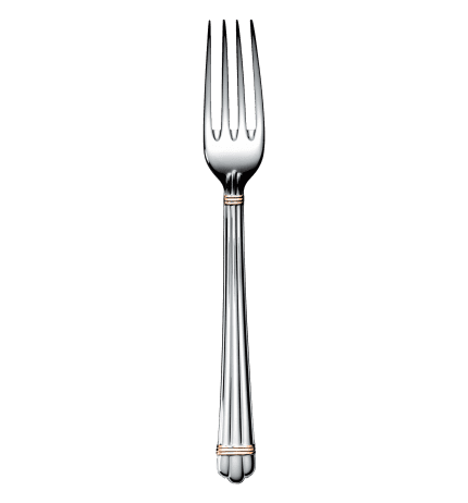 christofle silver plated standard dinner fork aria 2