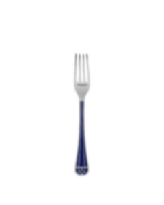 christofle Silver-Plated Dinner Fork - Marbled Blue