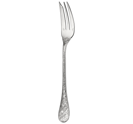christofle serving fork jardin d'eden  silver plated 1