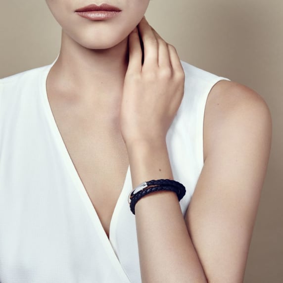 christofle leather bracelet duo complice  leather 2