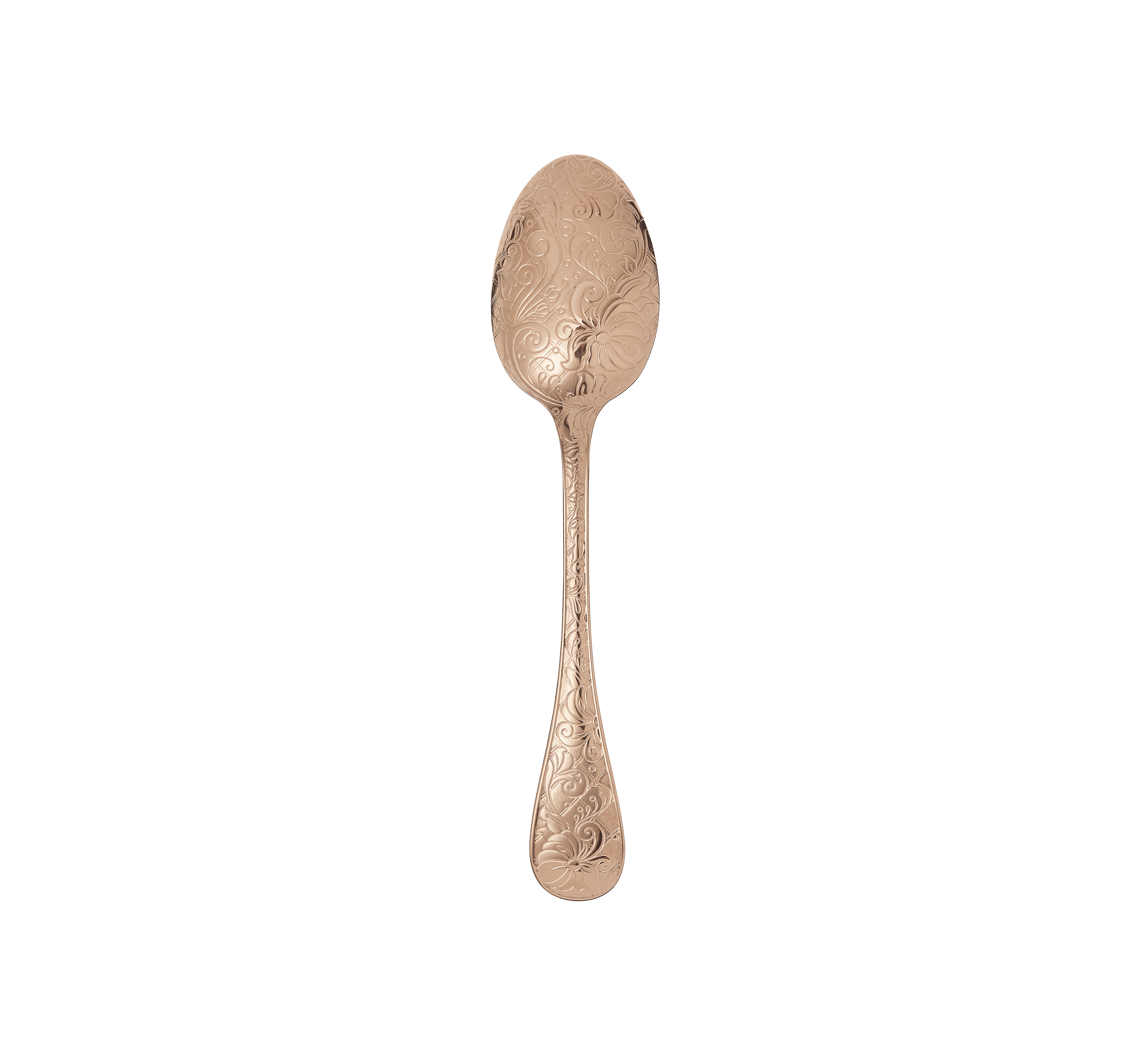 christofle gilded rose gold dessert spoon 3