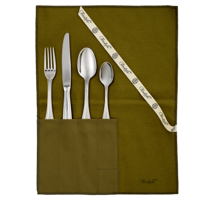 christofle la trousse - 4 piece medium-sized stainless steel individual set 0