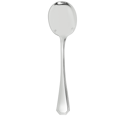 christofle silver-plated cream soup spoon  1