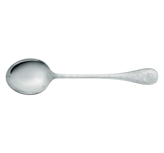 christofle salad serving spoon jardin d'eden  silver plated 3