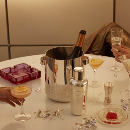 Silver plated champagne cooler