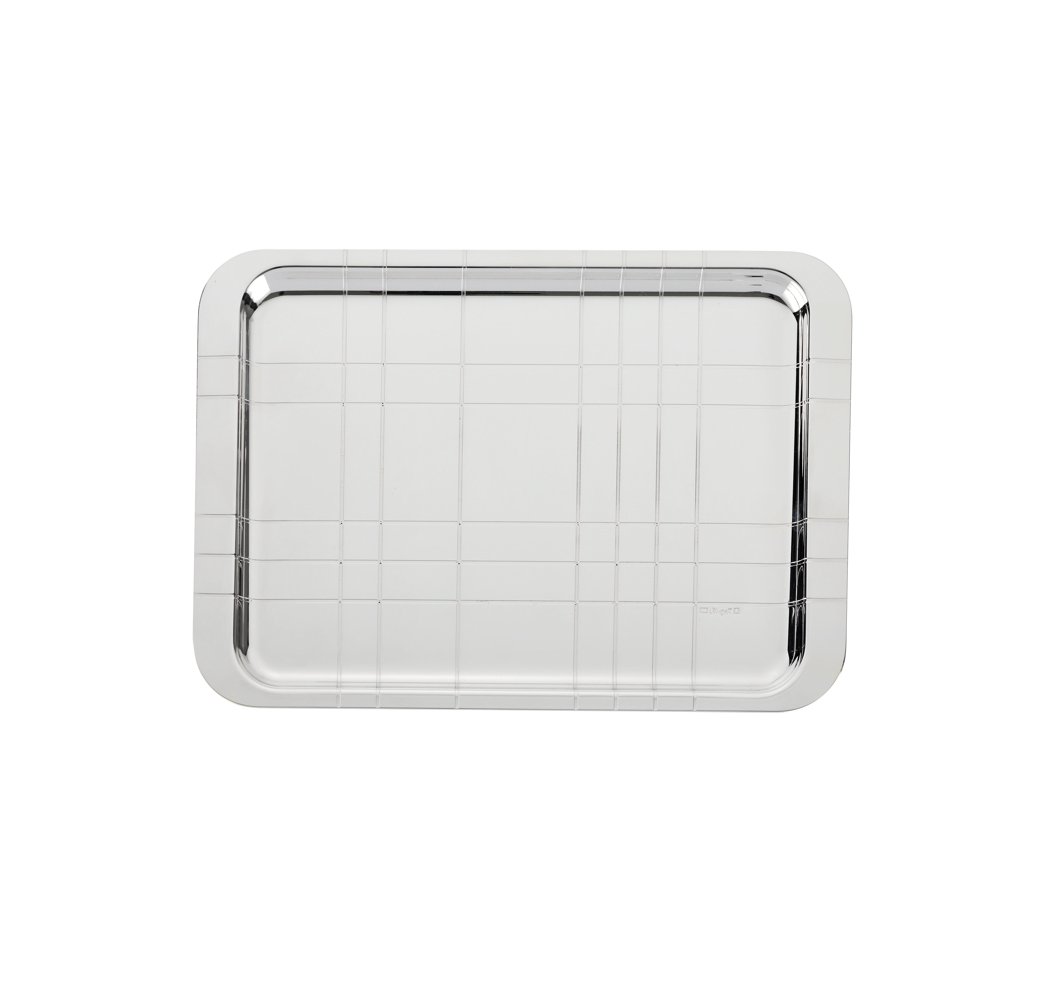 Silver-Plated Rectangular Tray - 8 x 12 in