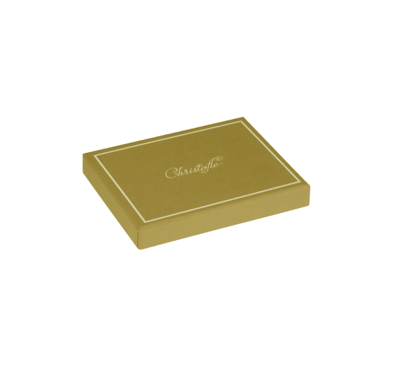 Lot de CHRISTOFLE. Ménagère en métal argenté dans son coffret, modèle à Lot de CHRISTOFLE. Ménagère en métal argenté dans son coffret, modèle à