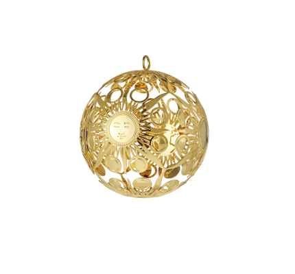 christofle silver-plated christmas ornament 2023 edition - gold 0