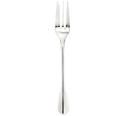 christofle serving fork cluny  silver plated 1