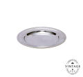 christofle plat rond argenté - vintage 1