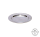 christofle plat rond argenté - vintage 1