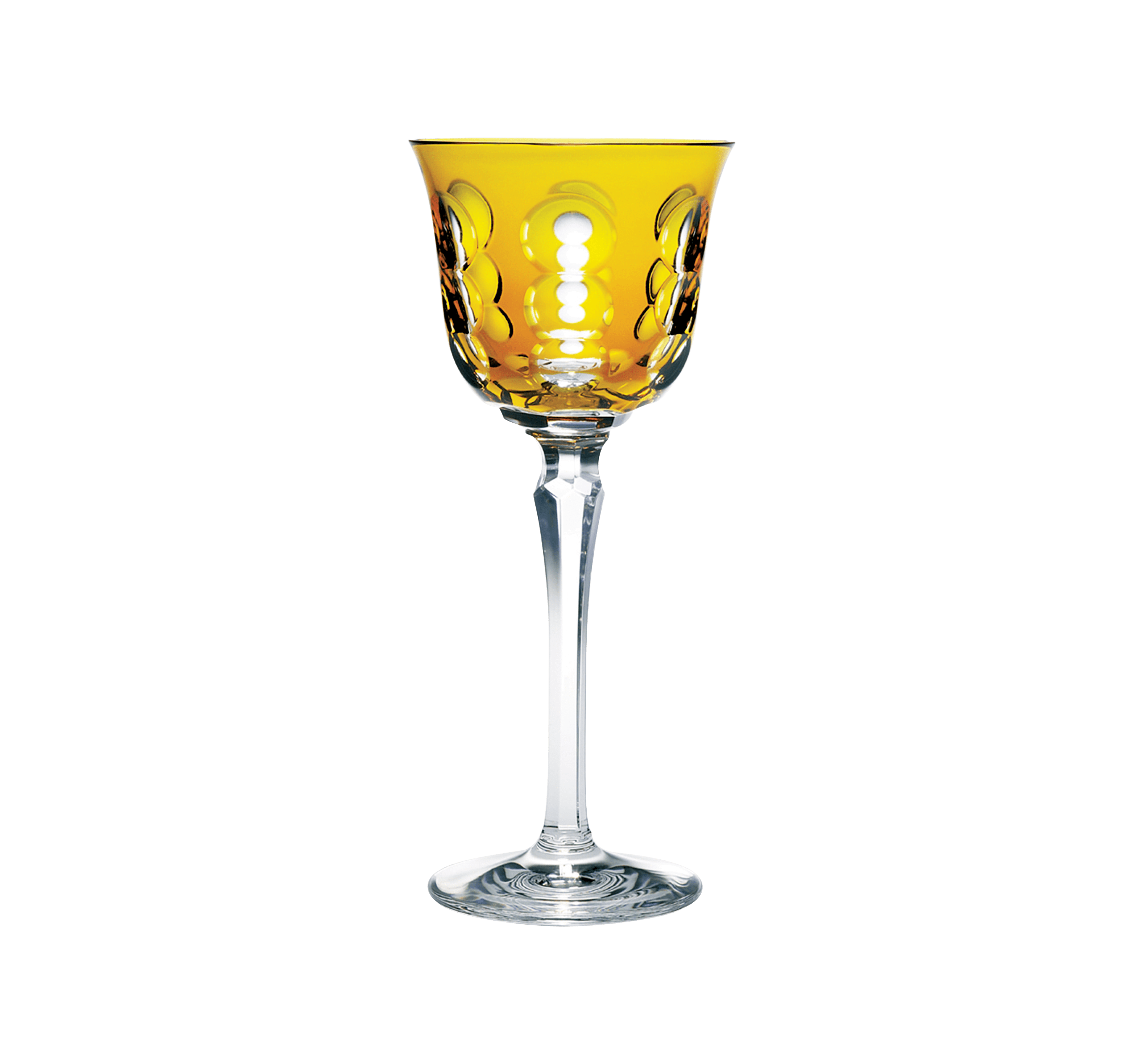christofle amber crystal wine glass 1