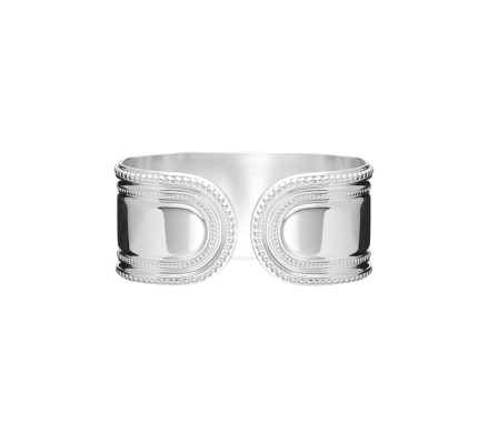 christofle silver-plated opened napkin ring 2
