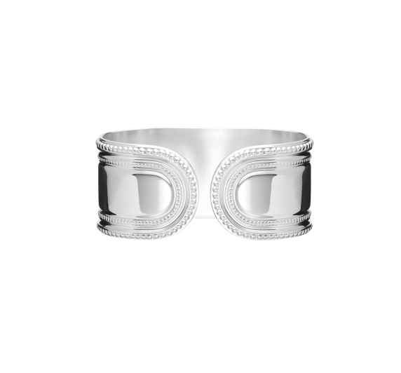 christofle silver-plated opened napkin ring 2