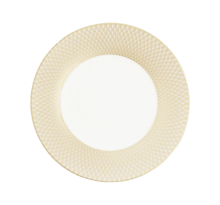 christofle porcelain underplate gold finish 0