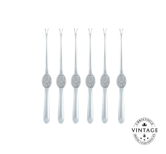 Set of 6 Lobster scoop, Silverware - Vintage