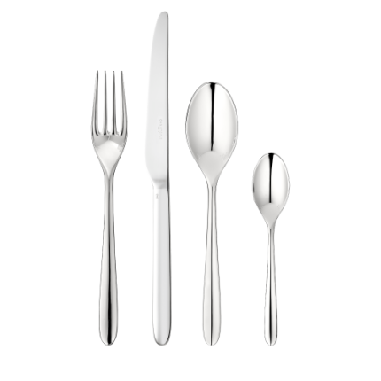 christofle silver-plated 24-piece flatware set 1