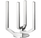 christofle four light candelabra arborescence  stainless steel 3