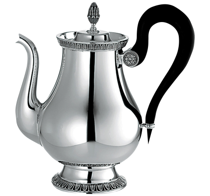 Tea Pot, 8 cups Malmaison  Silver plated