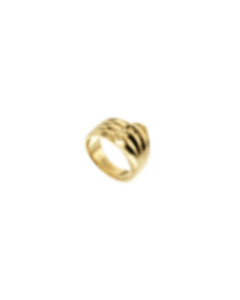 christofle Sterling-Silver Gilded 24 carats Bangle Ring 