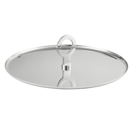Cocktail plate Oh de Christofle  Stainless steel