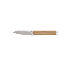 christofle paring knife in oak, silver plated and stainless steel 1