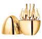 christofle 24 piece flatware set for 6 people in 24-carat gold gilded metal 0