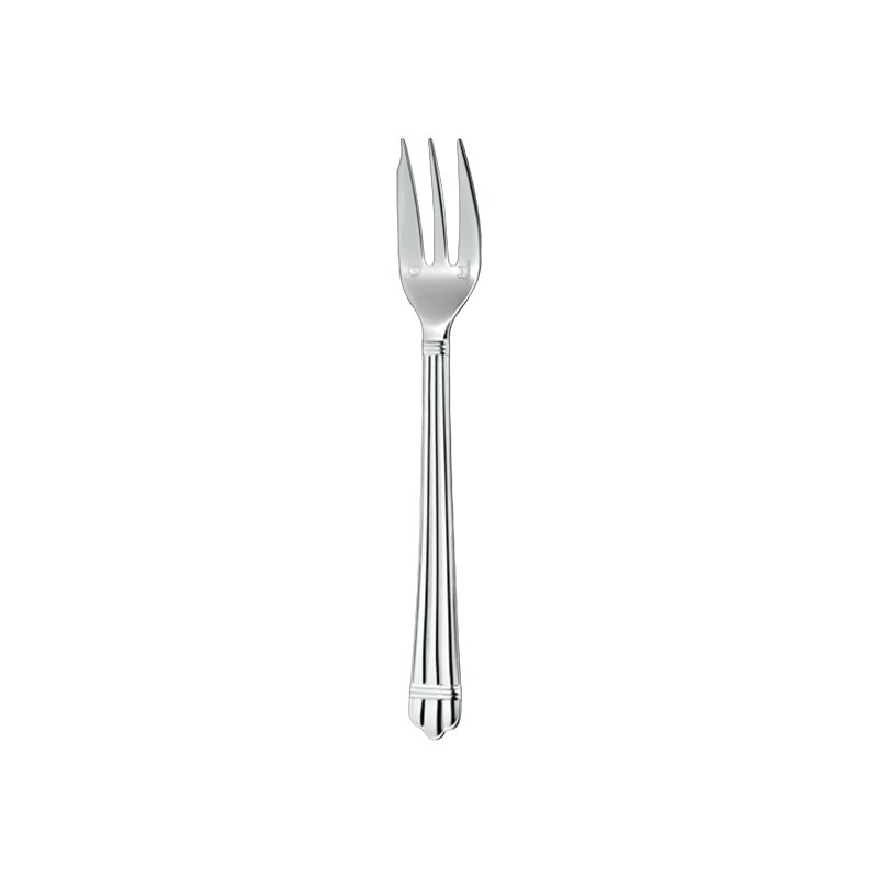 Rare Fourchette à Ragout Métal Argenté Style Art Deco