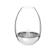 christofle clear hurricane in glass and stainless steel 1