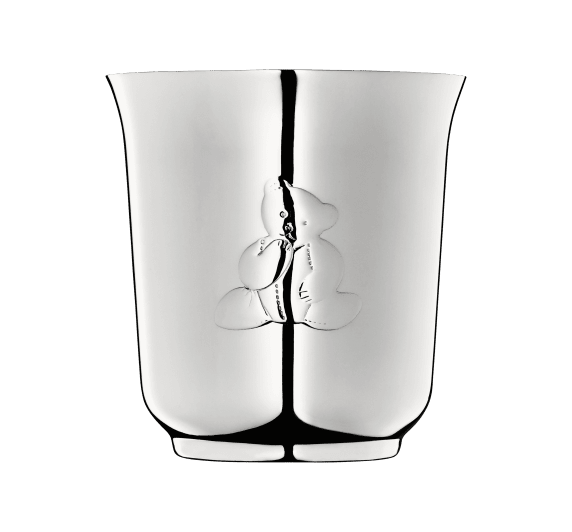 christofle baby cup charlie bear  silver plated 1
