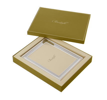 Silver plated picture frame - for 18 x 24 cm photos