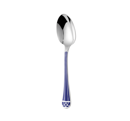 christofle silver-plated table spoon - marbled blue 1