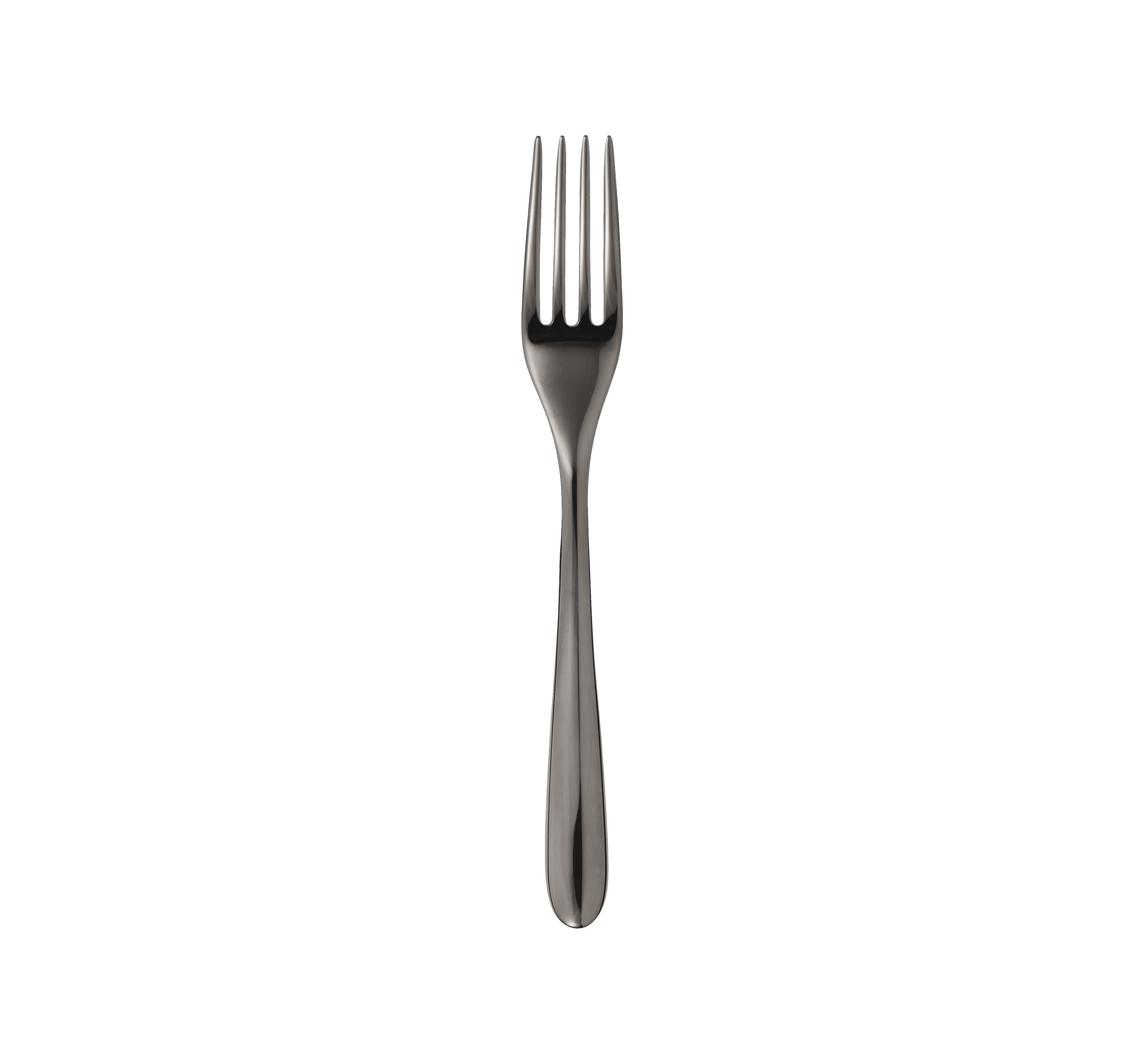 christofle black stainless steel dessert fork  2