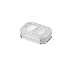christofle silver-plated cut edges trinket box 0