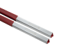 christofle set of two red chinese chopsticks and chopsticks rests 4