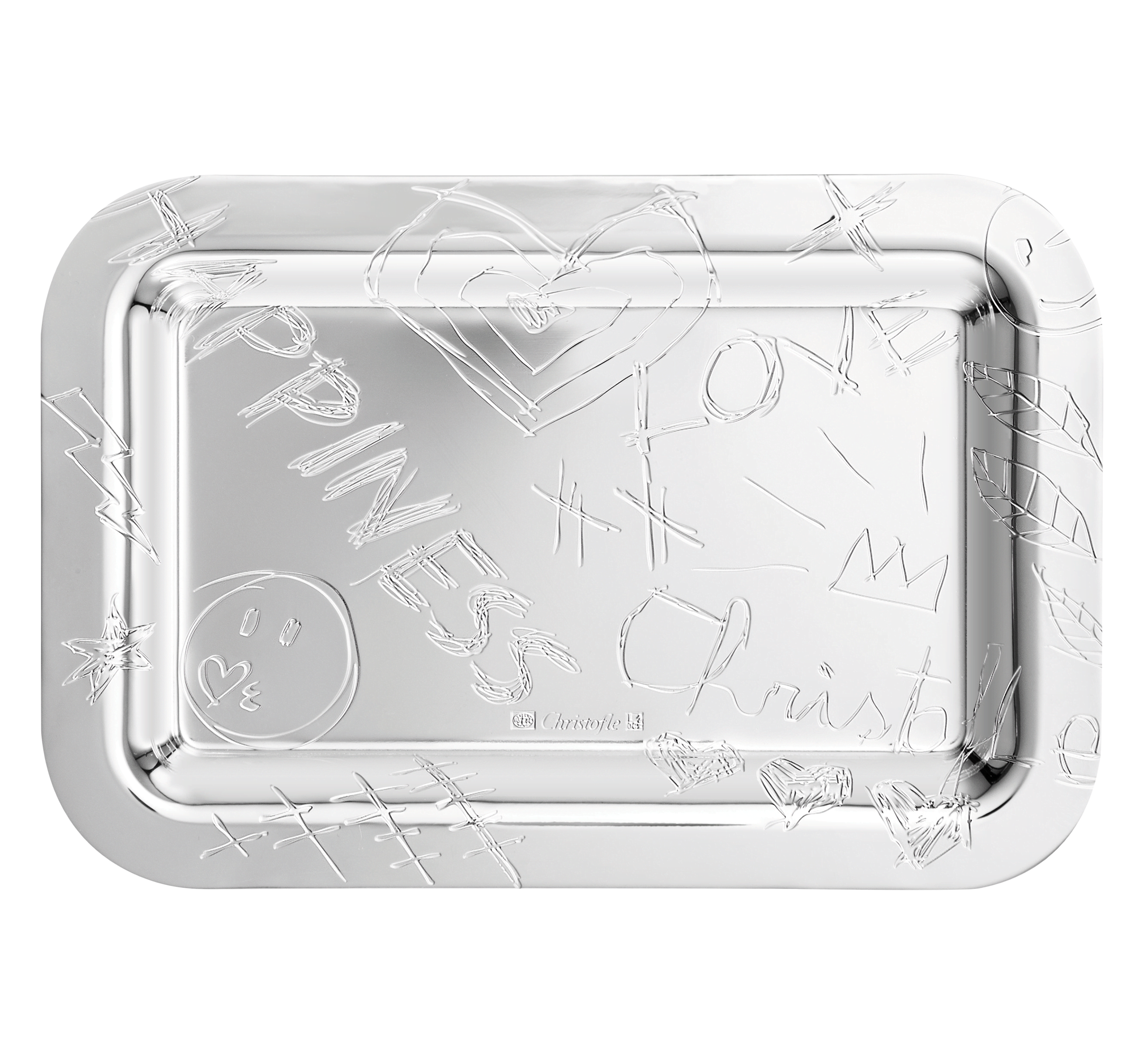 christofle plateau rectangulaire en métal argenté - 10 x 15 cm 5