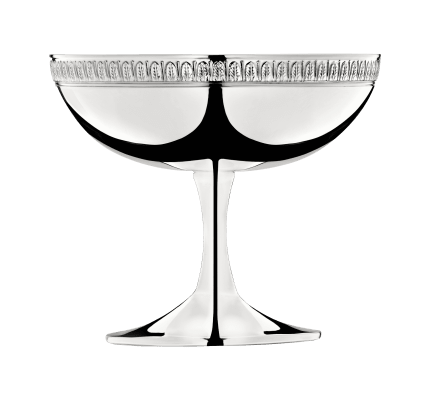 christofle ice cream bowl malmaison  silver plated 1