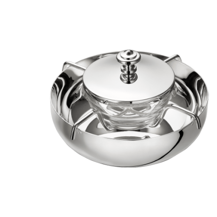 Silver-Plated Caviar Serving Set