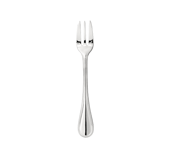 christofle cake fork perles  silver plated 0