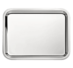christofle rectangular tray 36x28cm albi  silver plated 1