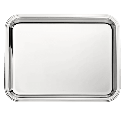 christofle rectangular tray 36x28cm albi  silver plated 1