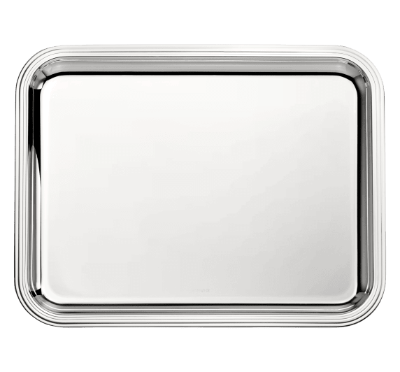 christofle silver plated rectangular tray - 36 x 28 cm 1
