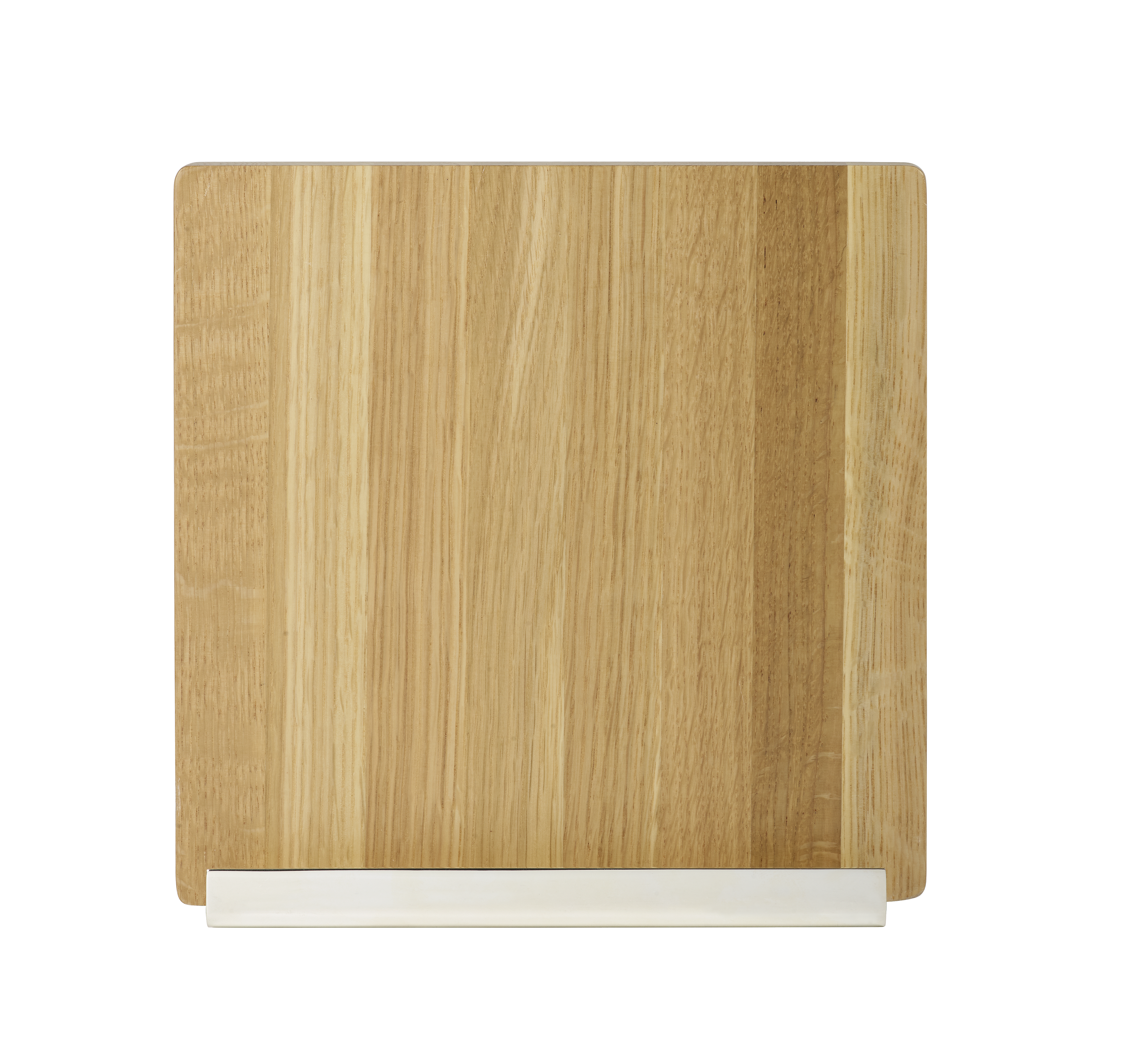 christofle support pour couteaux et tablette en chêne et métal argenté 2