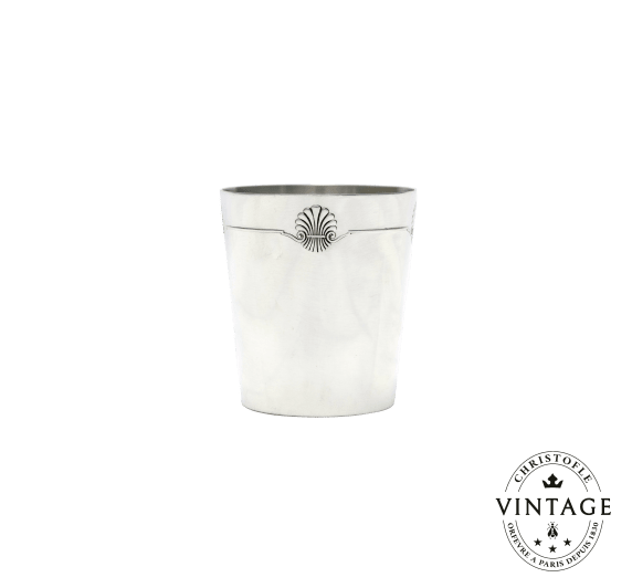 christofle timbale argentée - vintage 1