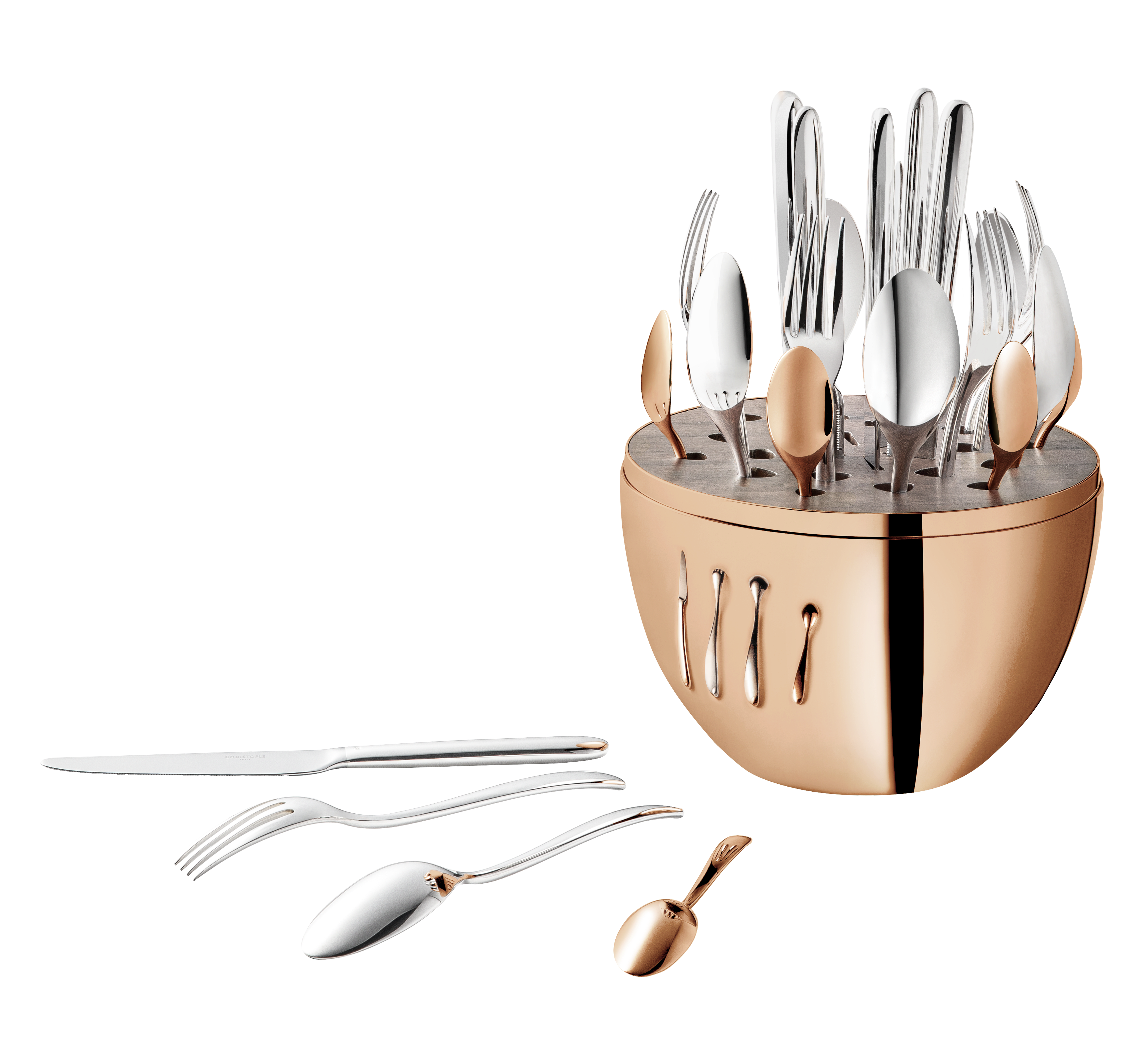 Flatware set for 6 people (24 pieces) Mood Precious Silver p Flatware set for 6 people (24 pieces) Mood Precious Silver p