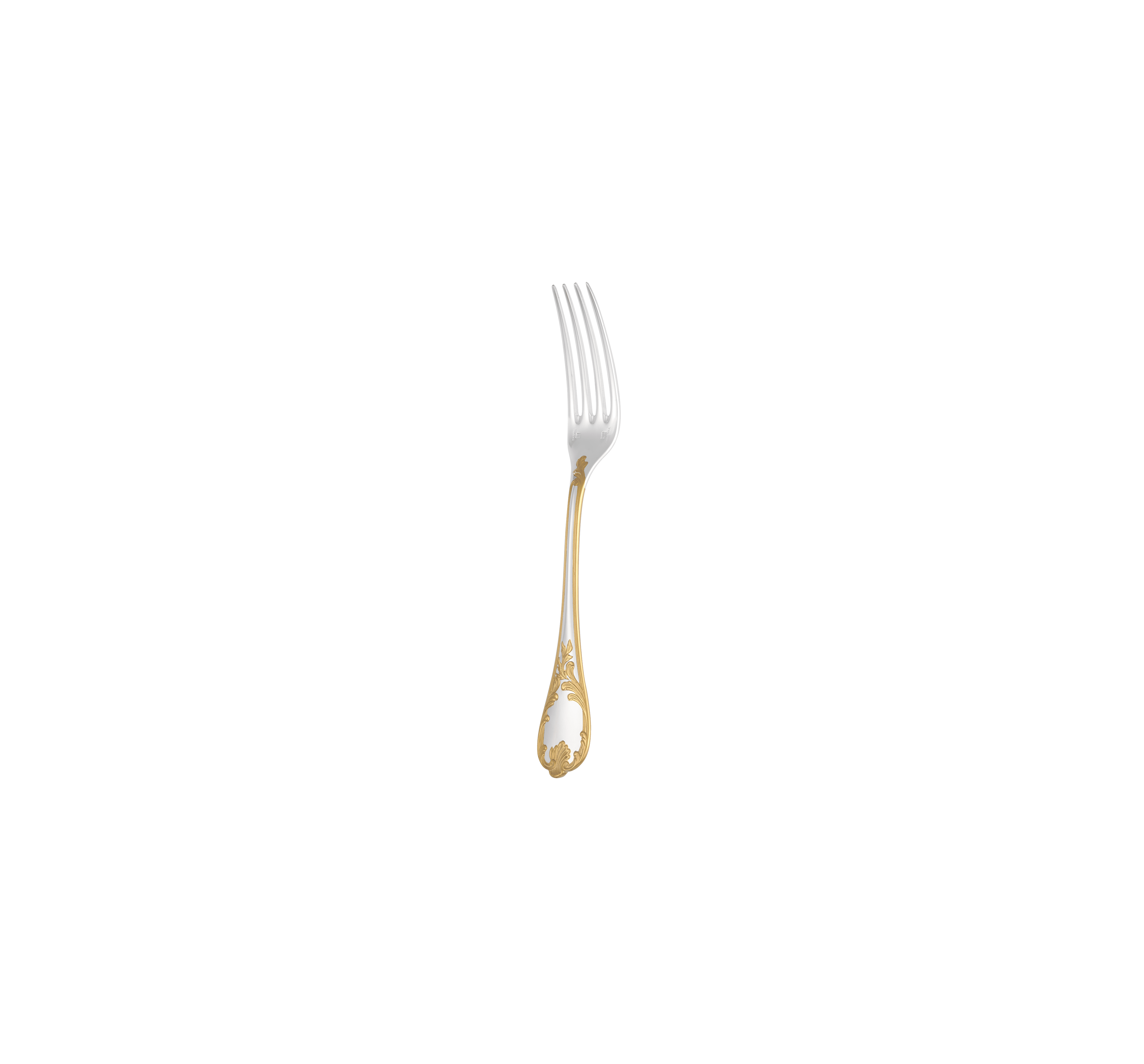 christofle silver plated dessert fork 3