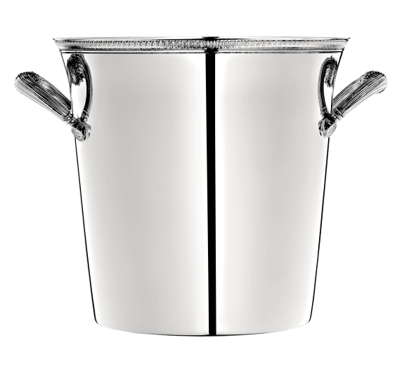 Seau à champagne en métal argenté avec deux anses, seau à glace en aluminium massif, seau à champagne français vintage, - France Seau à champagne en métal argenté avec deux anses, seau à glace en aluminium massif, seau à champagne français vintage, - France