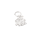 christofle sterling silver key chain ho - henri d'orléans 0