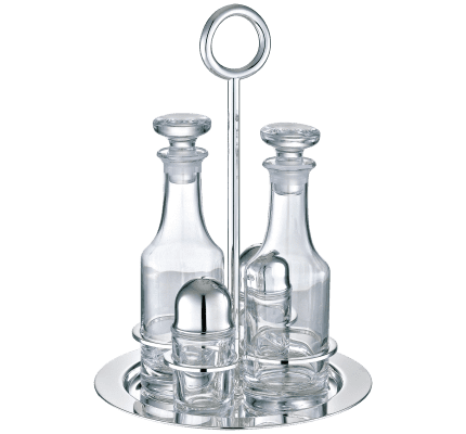 christofle condiment bowl, set of 4 vertigo  silver plated 1